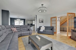 Living area - Maison le 17 - Vue incroyable (Petite-Rivière-Saint-François)