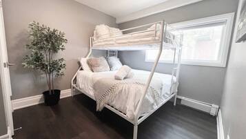 Desk, WiFi, bed sheets