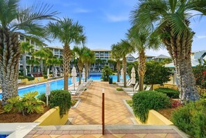 Pool - 30A Seacrest Beach House ~ Steps to Lagoon Pool and Private Beach ~ Sleeps 14 (Inlet Beach)
