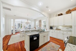 Fridge, microwave, oven, stovetop - 30A Seacrest Beach House ~ Steps to Lagoon Pool and Private Beach ~ Sleeps 14 (Inlet Beach)