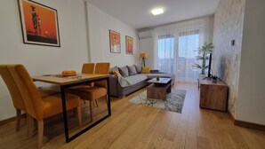 Apartment, 3 Bedrooms, Smoking, Balcony | Living room - Dea Lux Family Apartment (Novi Sad)
