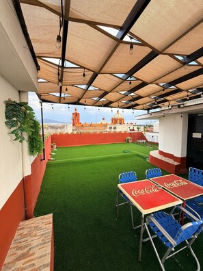 Outdoor dining - Casa Tita penthouse with rooftop in downtown Querétaro (Santiago de Querétaro)