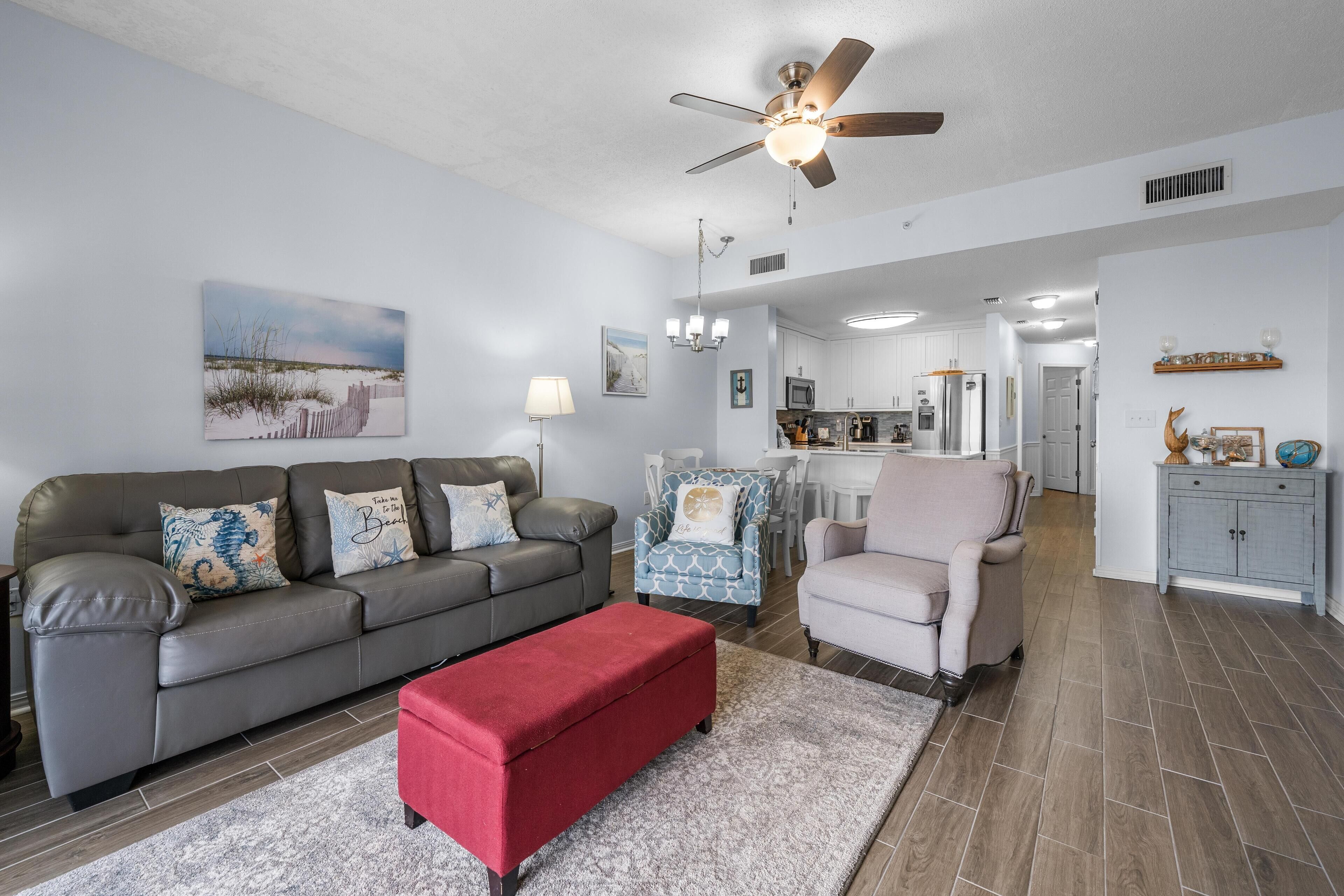 Appart'hôtel, plusieurs lits (The Dunes 101) | Coin séjour