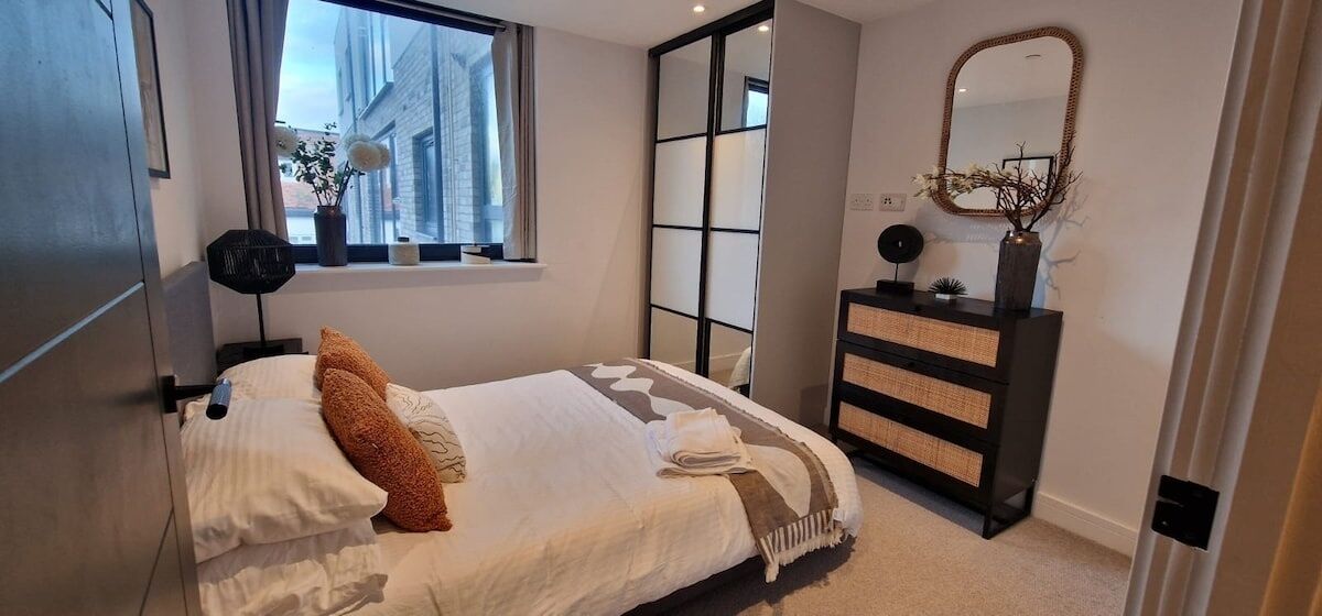 1 bedroom, iron/ironing board, bed sheets