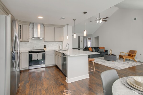 Interior - Walk to the Greenline: Sleek Cordova Home w/ Patio (Cordova)