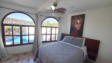 Chambre Signature, vue piscine