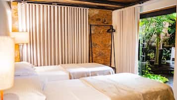 Standaard kamer, 1 twee- of 2 eenpersoonsbedden, uitzicht op tuin | Gratis wifi