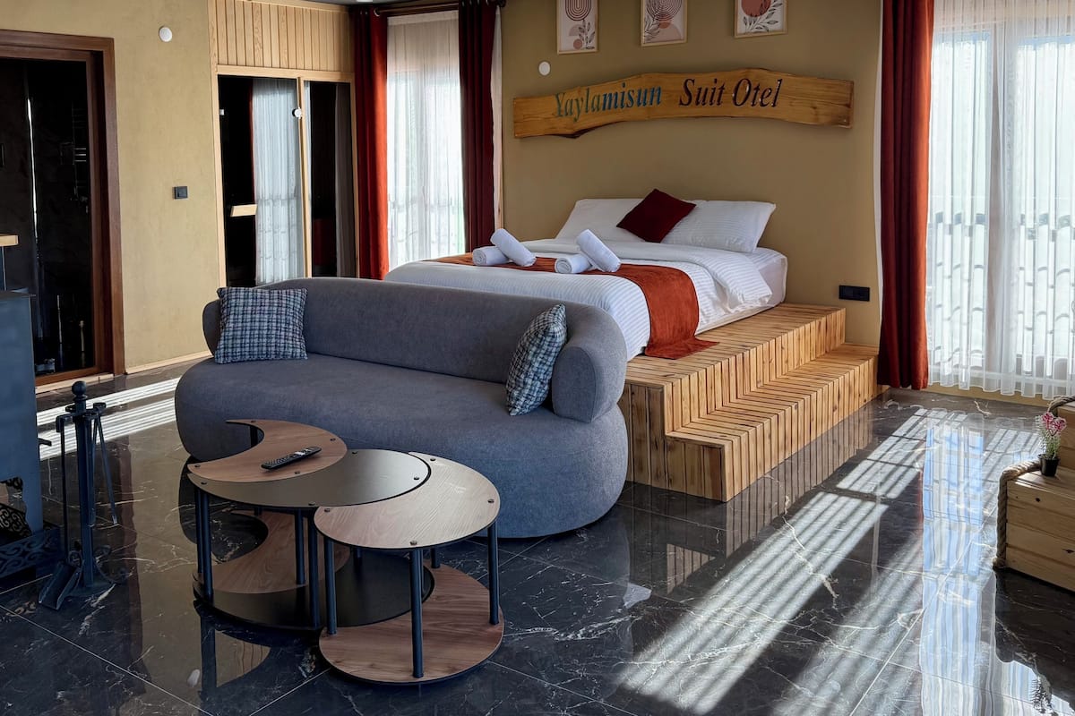 Dubbelrum för familj - husdjur tillåtna - utsikt mot bergen | Strykjärn/strykbräda och gratis wi-fi