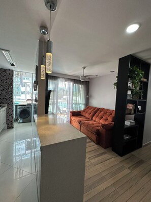 Interior - 2-Bedroom Apartment with Pool and Garage, 500m from the Beach (Rio de Janeiro)