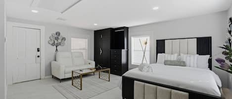 1 chambre, fer et planche Ă repasser, Wi-Fi gratuit, draps fournis