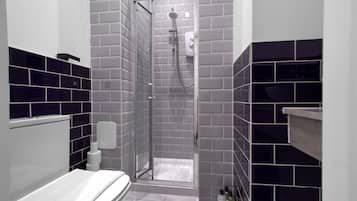 Hair dryer, towels