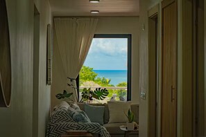 Living area - Private jacuzzi with Ocean View, 5 min from beach (Las Terrenas)