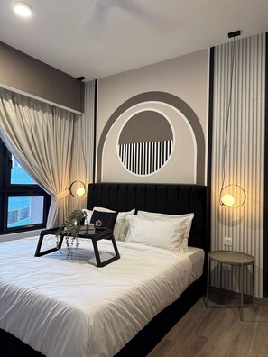 2 bedrooms, iron/ironing board, WiFi, bed sheets - Prestige 2BR @ Agile BB | Wi-Fi + Netflix (Kuala Lumpur)