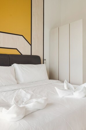 2 slaapkamers, een strijkplank/strijkijzer, wifi, beddengoed