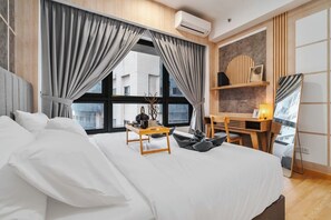 2 bedrooms, iron/ironing board, WiFi, bed sheets - Vintage Charm 2BR @ Agile BB | Netflix + Wi-Fi (Kuala Lumpur)