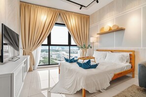 1 bedroom, iron/ironing board, WiFi, bed sheets - Muji Studio @ Continew |Near TRX + Wi-Fi + Netflix (Kuala Lumpur)