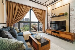 TV - Avant-Garde 2BR @ Agile Bukt Bntang | Wi-Fi+Netflx (Kuala Lumpur)