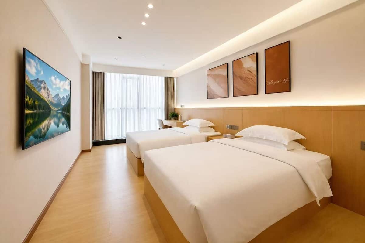 Chambre Ălite avec lits jumeaux | Vue de la chambre