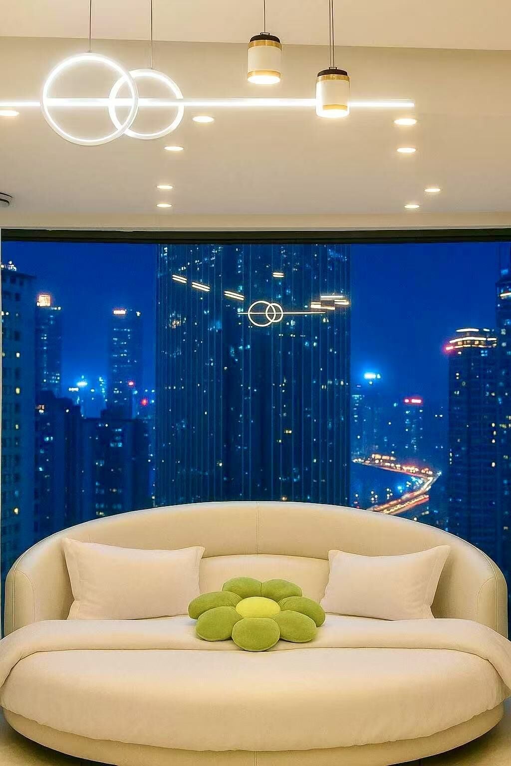 Appartamento familiare, vista città | Facciata della struttura - sera/notte