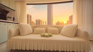 Family Apartment, City View | View from room