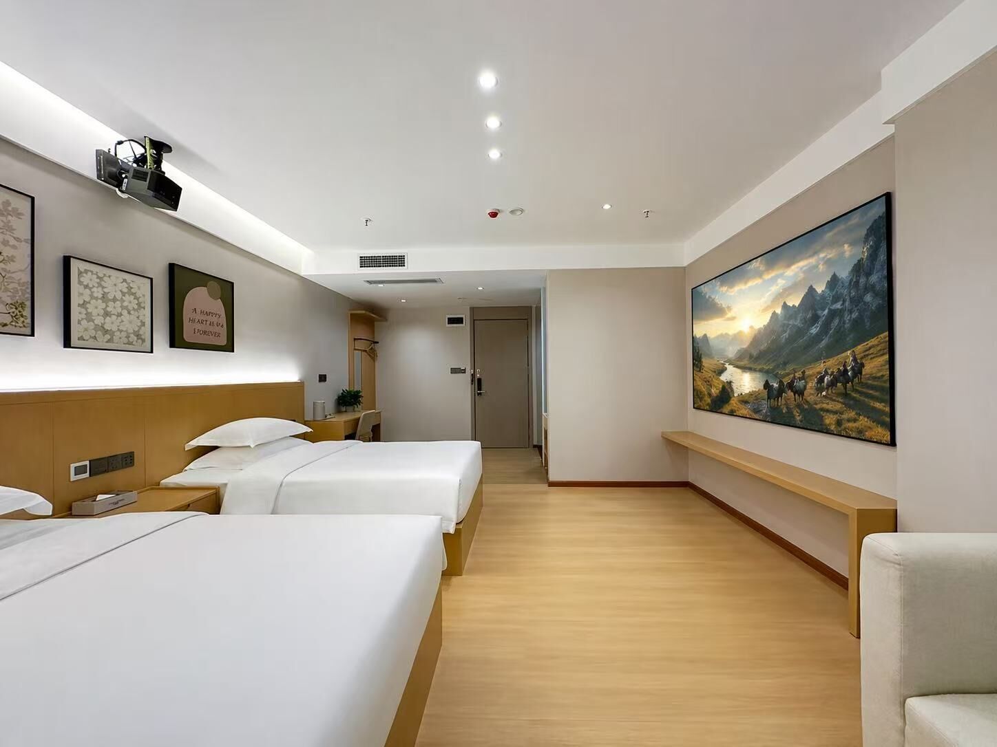 Quarto quádruplo econômico | Vista do quarto