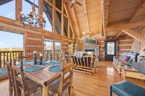 Dining - Grandview Lodge • Lakeview Cabin w/ Hot Tub (Sevierville)