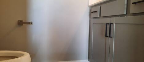 Towels, soap, toilet paper