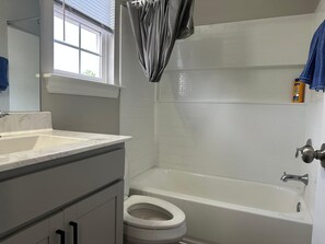Towels, soap, toilet paper