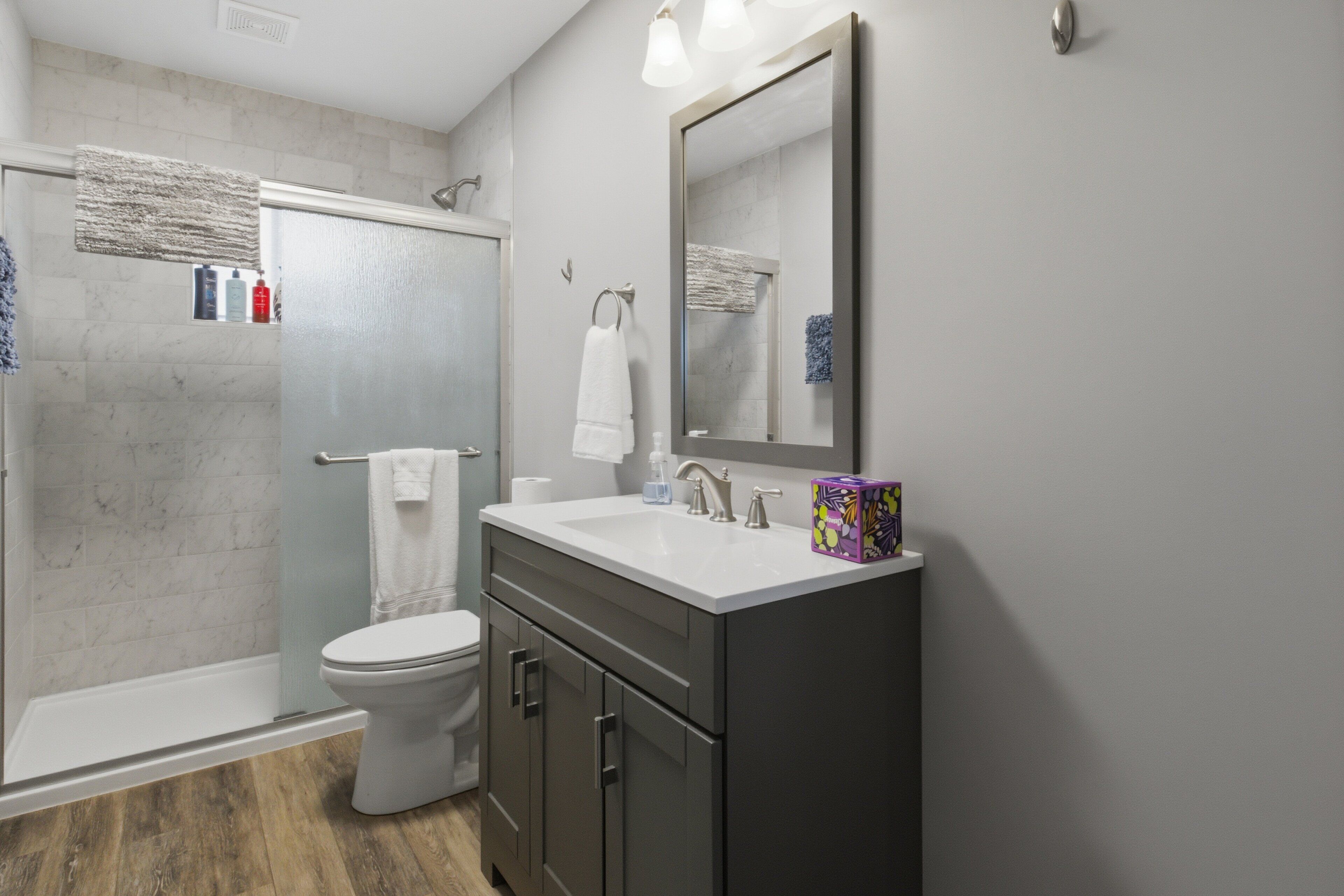 House, 1 Katil Raja (King) dengan Katil Sofa, Patio (Little Smokey Cabin) | Bilik Mandi | Tuala disediakan 