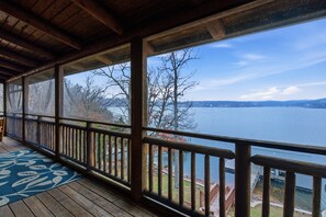 House, Multiple Beds, Patio (Parrot Bay Cabin) | View from room - Lakefront Log Cabin With Private Dock, Two Decks & Cozy Comfort at 35mm in Sunrise Beach (Sunrise Beach)
