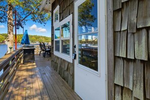 BBQ/picnic Area - Lakefront Home w/ Private Dock, Boat Slip, Firepit & Sunset Views at MM5 (Gravois Mills)