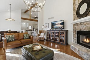 House, Multiple Beds, Pool Access, Garden View (Golf View Haven) | Living area - Old Kinderhook 2 Decks, Firepit, Kid & Pet Friendly Golf Retreat (Camdenton)