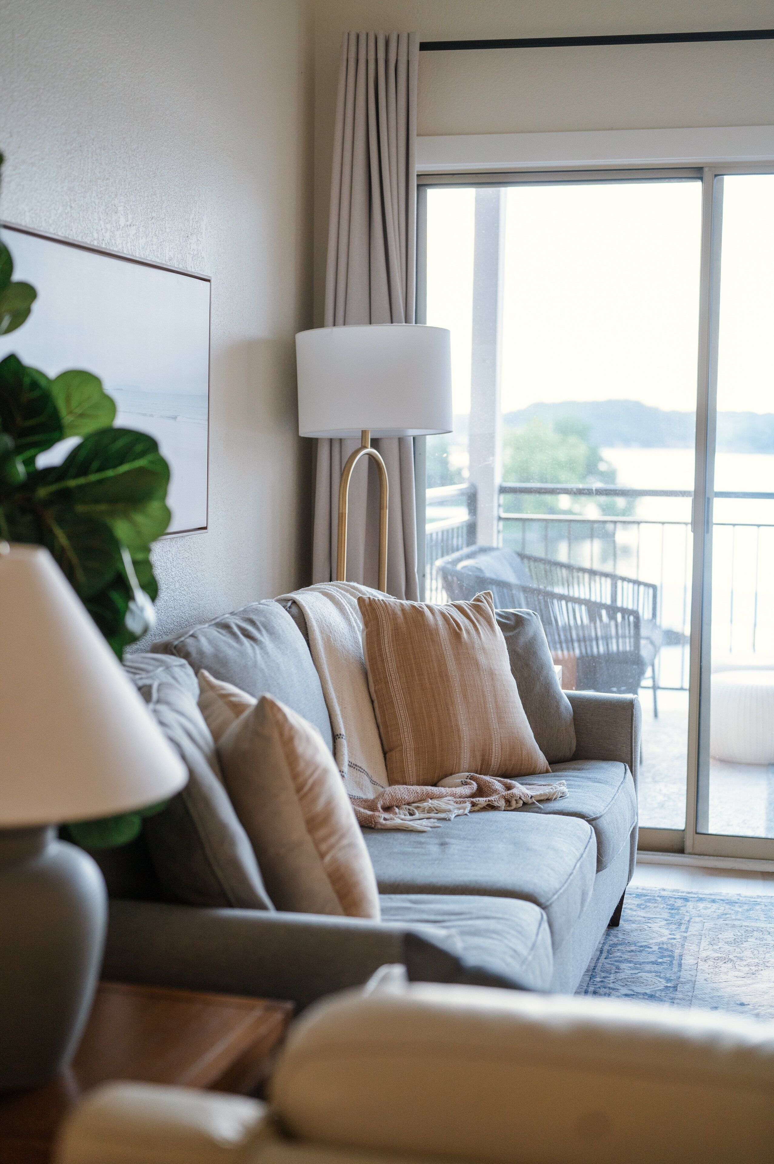 Condo, Multiple Beds, Balcony (Lakeside at Westshore) | Living area