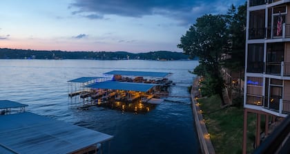 Upscale Lakefront Condo at 2mm With Pools, Slip, and Main Channel Views