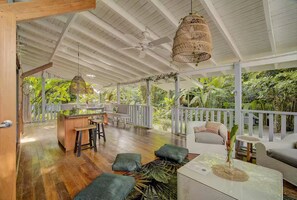Terrace/patio - Casa Nova ~ Caribbean Villa with Pool (Punta Uva)