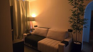 Living area - Functional apartment (São Paulo)