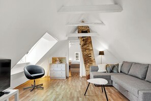 TV, stereo - Atmospheric holiday home with spa and garden (Ærøskøbing)