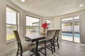 Dining - Canal-Front Getaway•Poolside Relaxation•Fishing (Holiday)