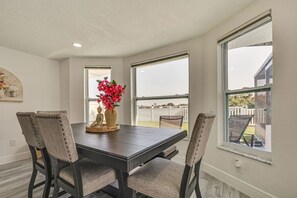 Dining - Canal‑Front Oasis w/Heated Pool Close to the Beach (Holiday)