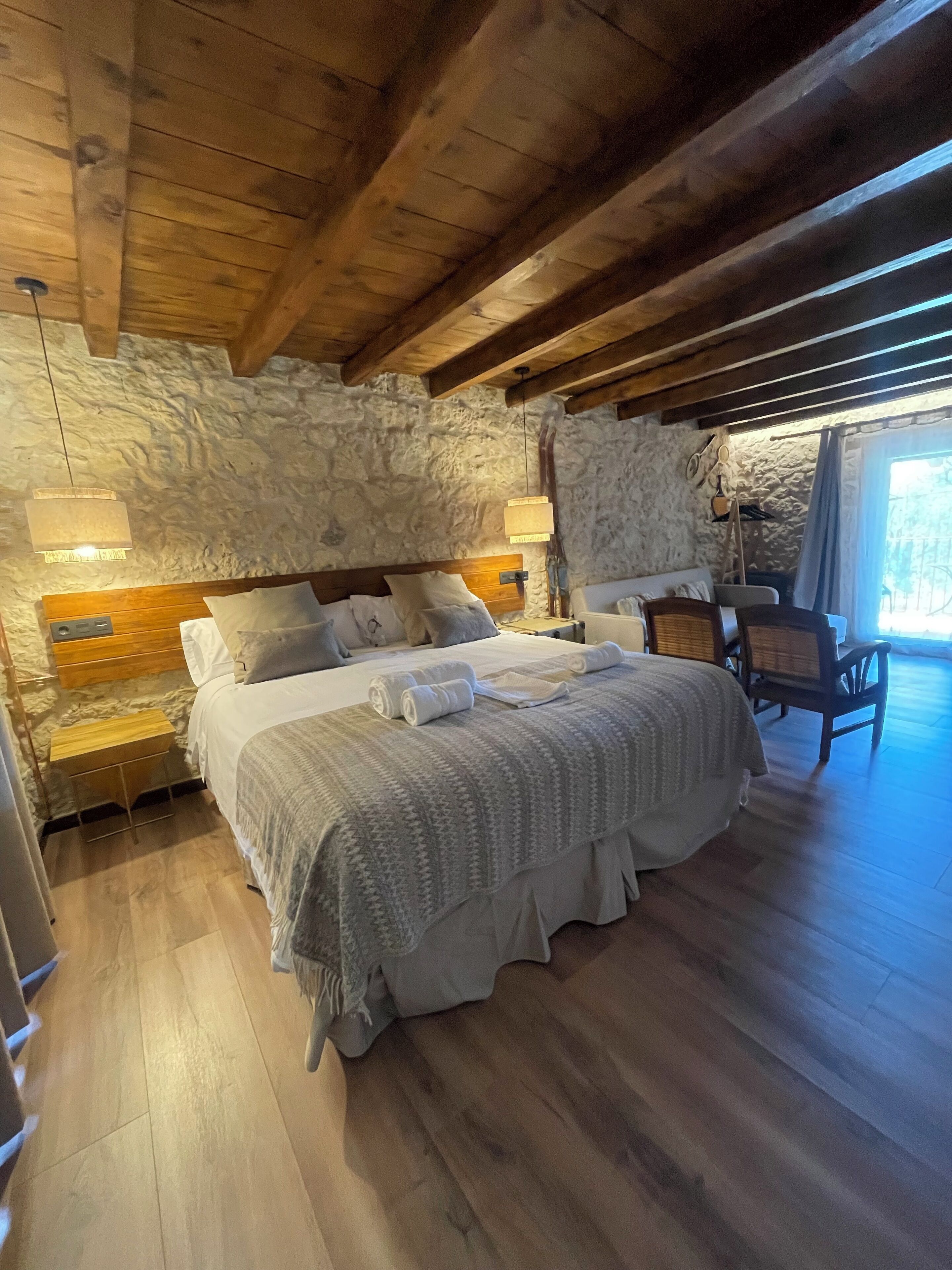 Desk, laptop workspace, blackout curtains, soundproofing