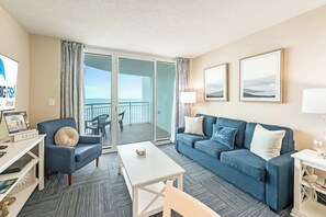 TV, offices - 12th Floor w/Stunning View Contemporary Oceanfront (North Myrtle Beach)