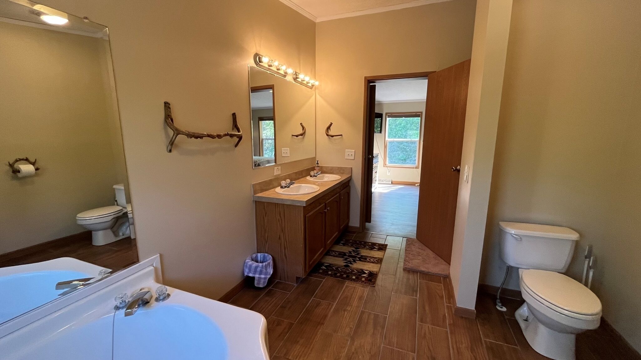 Towels, toilet paper