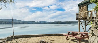 Stunning Newfound Lake Waterfront Home with Private Beach & Dock!