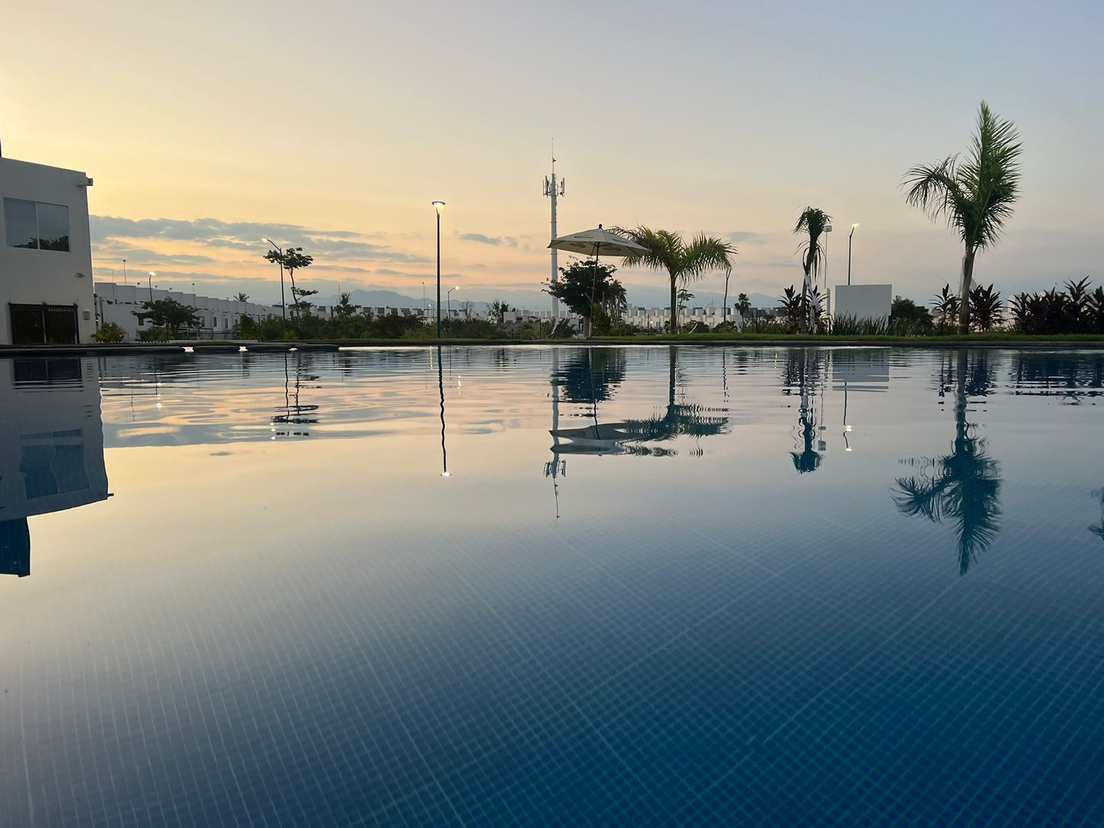 Alberca al aire libre 