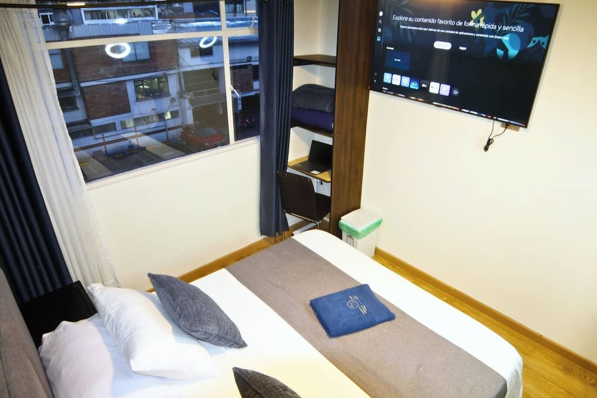 Classic Double Room | Down comforters, desk, free WiFi, bed sheets