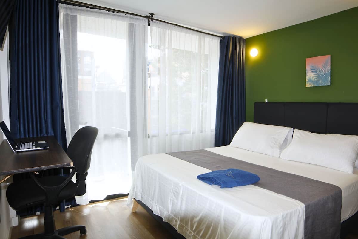 오리/거위털 이불, 책상, 무료 WiFi, 침대 시트