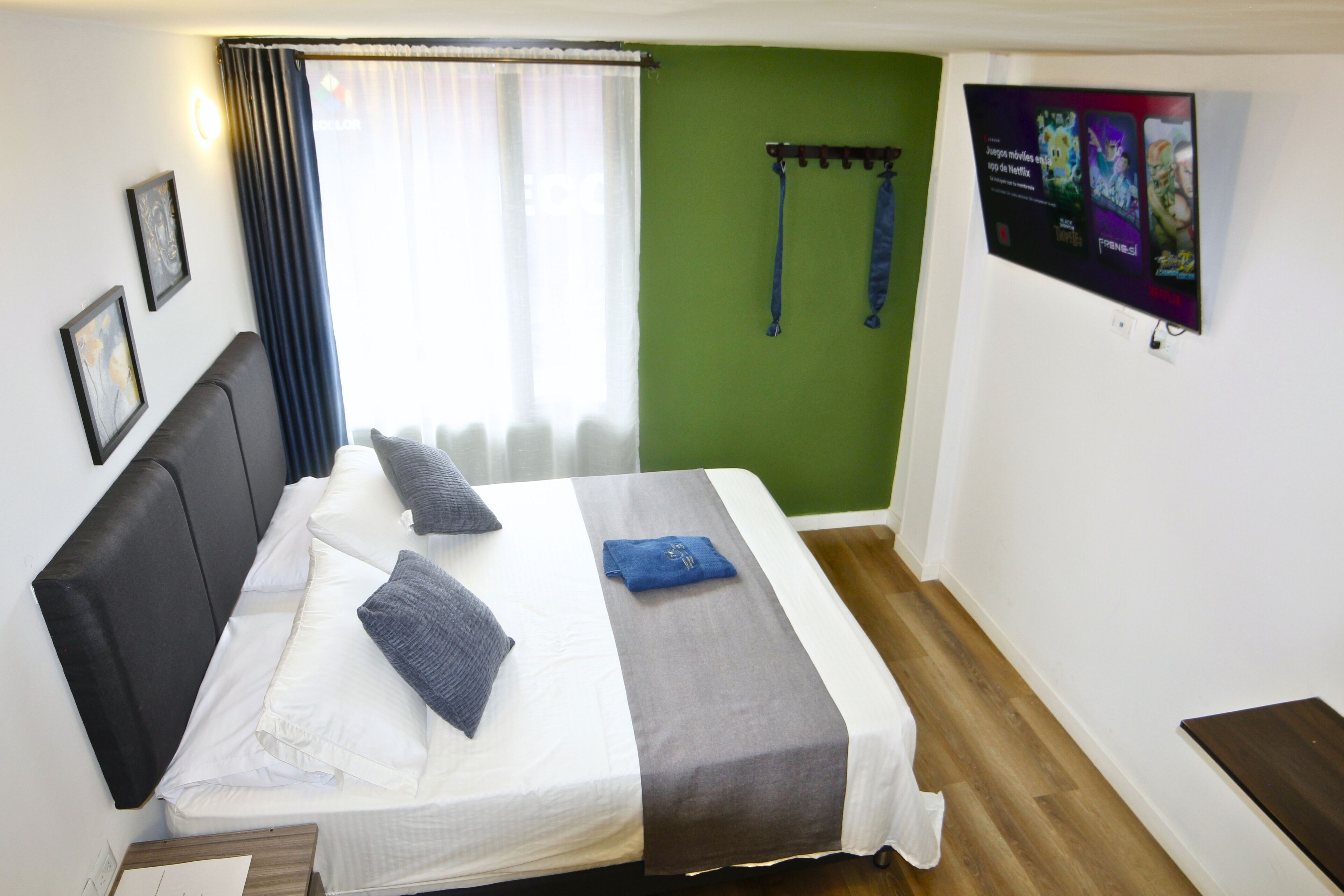 오리/거위털 이불, 책상, 무료 WiFi, 침대 시트