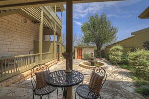 House, Multiple Beds, Balcony (101 N Orange - Combo) | View from room - Two Suite Getaway With Balcony Overlooking Main St (Fredericksburg)