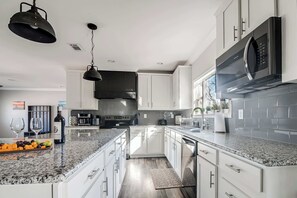 House, Multiple Beds, Patio (7994 W US-290) | Private kitchen - Hye Life in the Hill Country! (Johnson City)