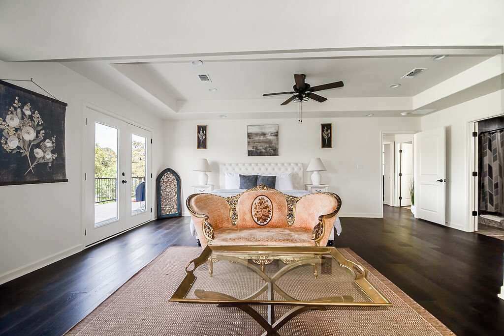 Ferienhaus, Mehrere Betten, Whirlpool, Gartenblick (2485 Old San Antonio) | Wohnbereich